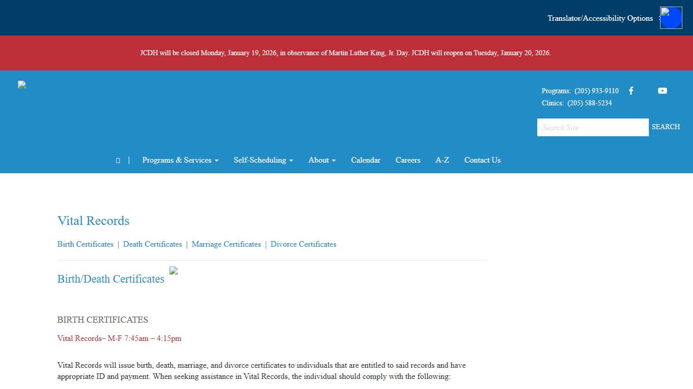 Jefferson County Department of Health